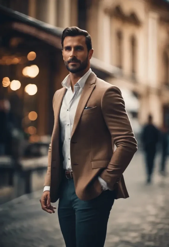 homem con outfit Smart Casual